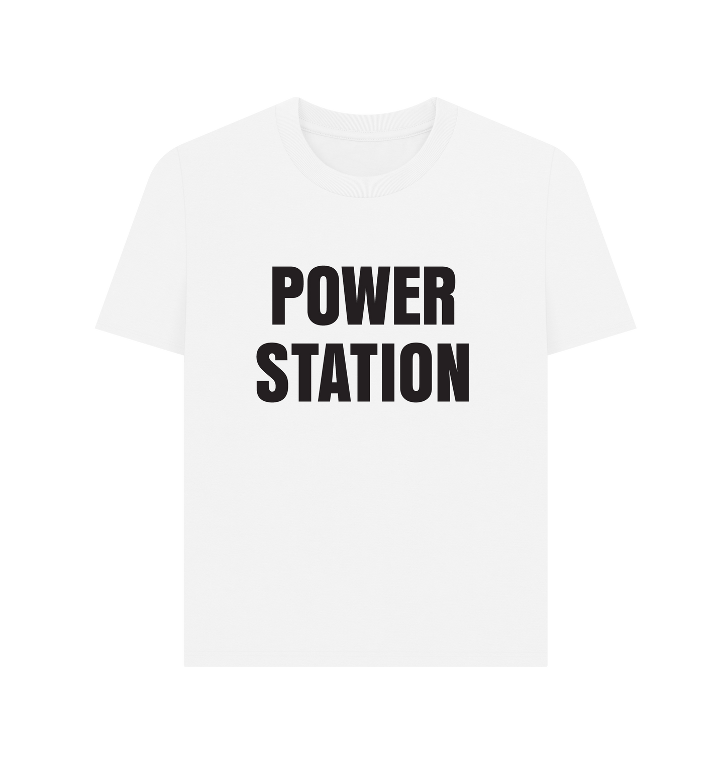 White Printed T-shirt Front