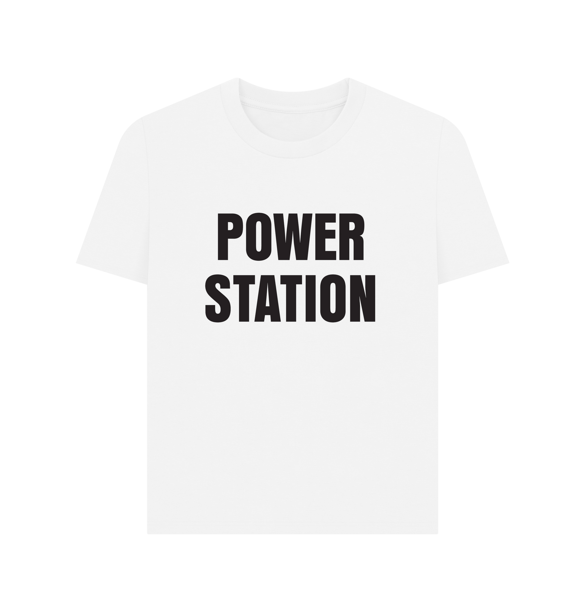 White Printed T-shirt Front